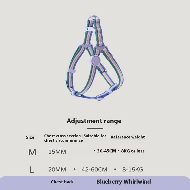 Retro Rope Dog Harness & Collar – Small & Medium Dogs”