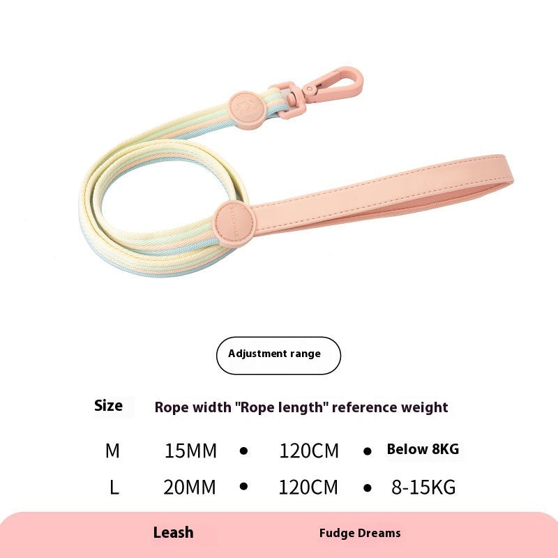 Retro Rope Dog Harness & Collar – Small & Medium Dogs”