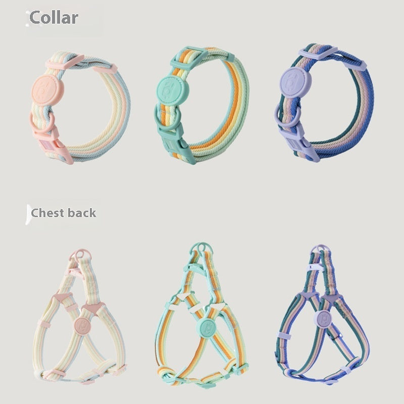 Retro Rope Dog Harness & Collar – Small & Medium Dogs”