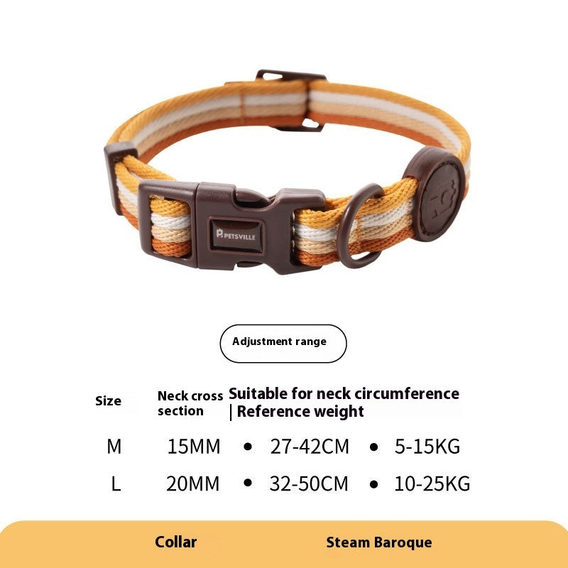 Retro Rope Dog Harness & Collar – Small & Medium Dogs”