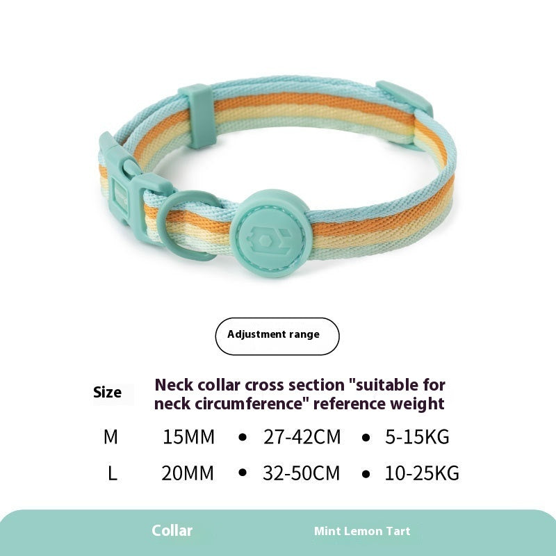 Retro Rope Dog Harness & Collar – Small & Medium Dogs”