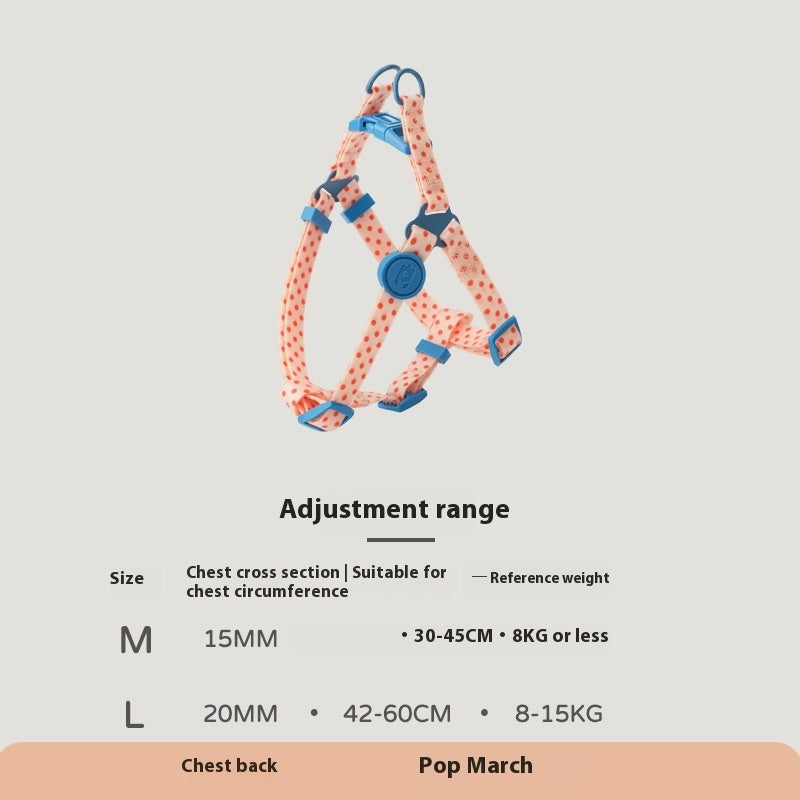 Retro Rope Dog Harness & Collar – Small & Medium Dogs”