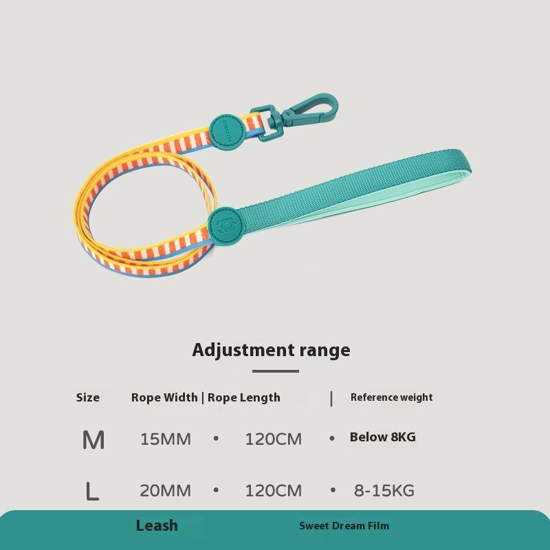 Retro Rope Dog Harness & Collar – Small & Medium Dogs”