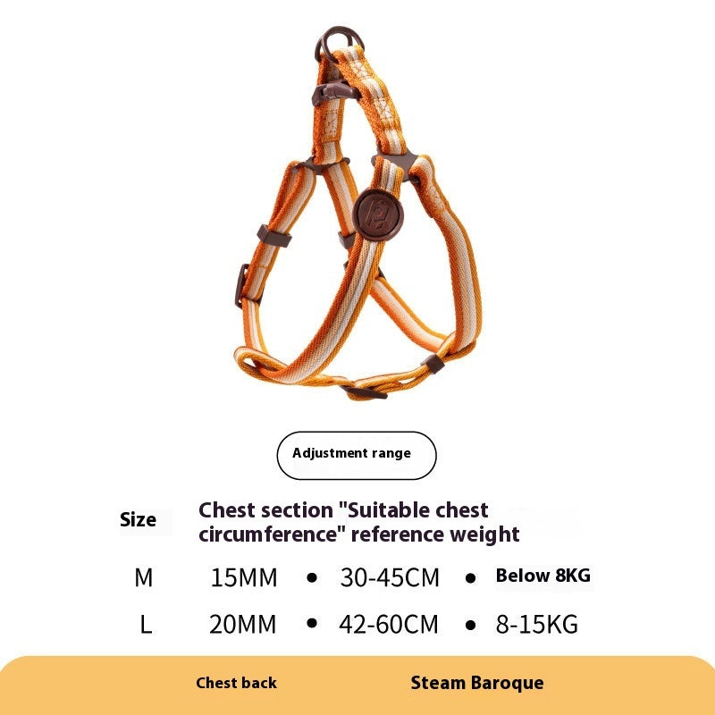 Retro Rope Dog Harness & Collar – Small & Medium Dogs”