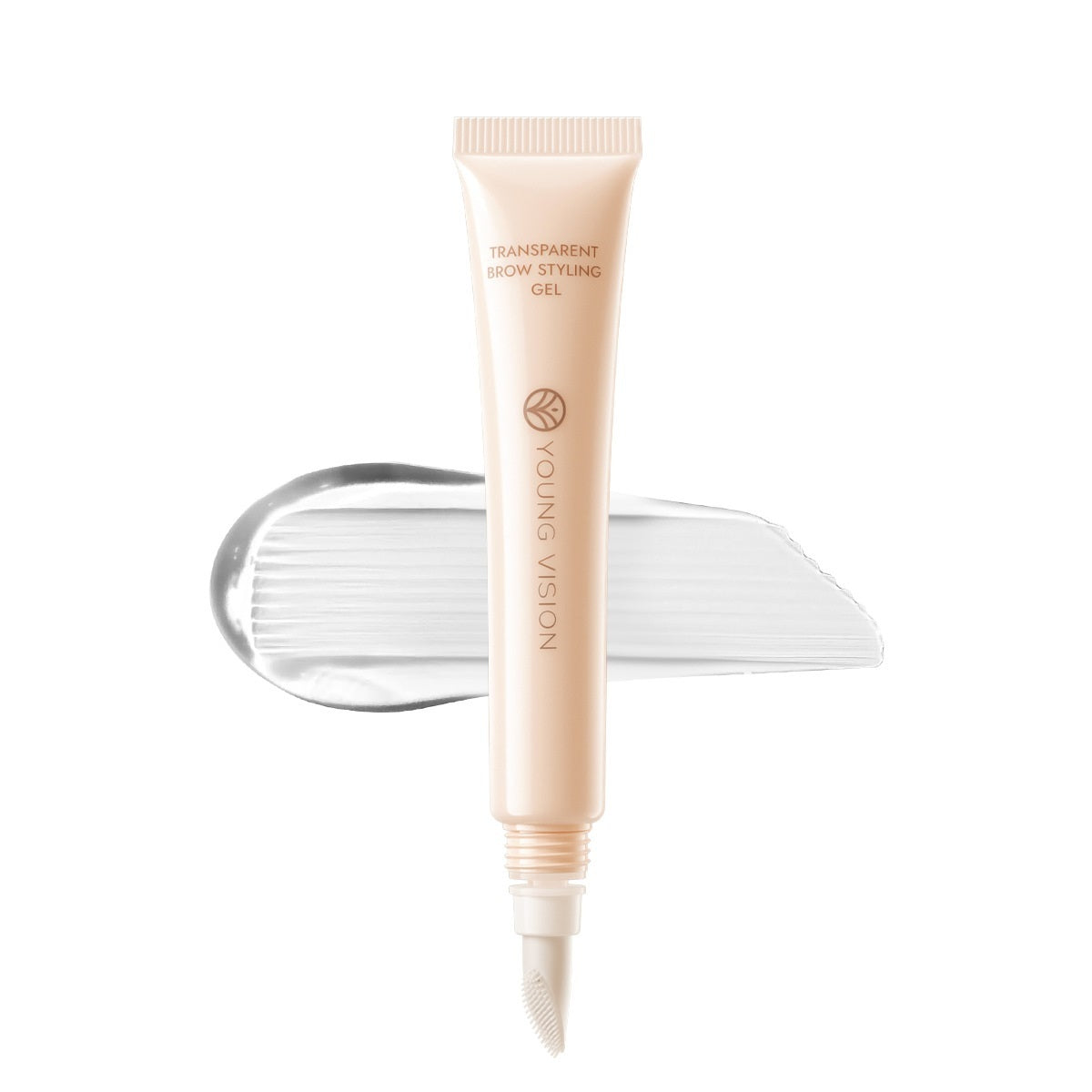 Transparent Eyebrow Gel Portable Silicone Bruch Head