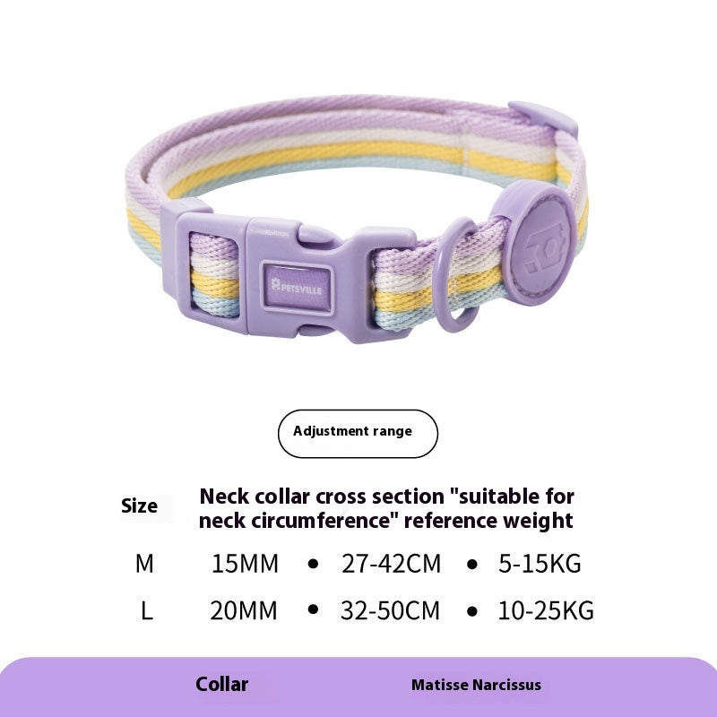 Retro Rope Dog Harness & Collar – Small & Medium Dogs”