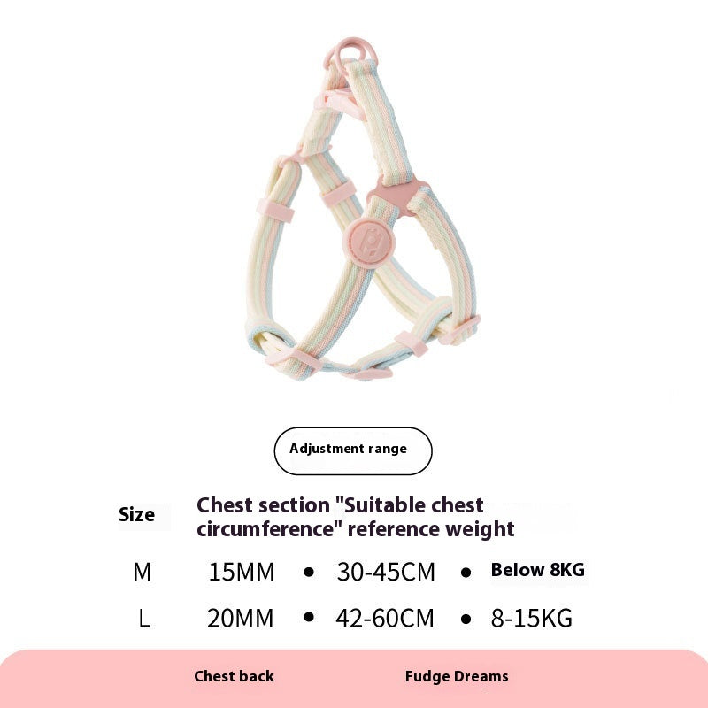 Retro Rope Dog Harness & Collar – Small & Medium Dogs”